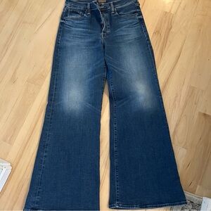 MOTHER Denim wide leg stretch jeans